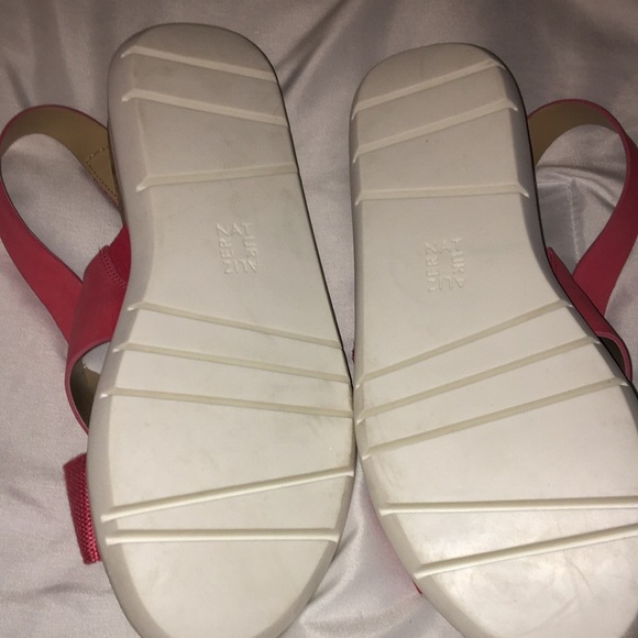 Naturalizer Salmon Pink Lilac Canvas and leather Strap Sandal - Picture 7 of 7